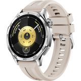 Five-E Huawei Gt4 46MM Özel Tokalı Ultra Esnek Ergonomik Akıllı Saat Silikon Kordon Kayış - Starlight