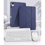Five-E Huawei Matepad 11.5 2023 / 2024 / 2025 / 2026 Smart Combo Türkçe Klavyeli Tablet Origami Kılıf Seti -Mouse Kalem Dahil - Lacivert