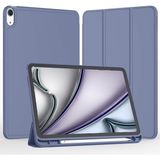 Five-E iPad Air 11 Inç 6. Nesil Kalemlikli Uyku Modlu Yatay Standlı Stromix Smart Kılıf A2902 A2903 A2904 - Lavanta - iPad Air 6