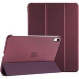 Five-E iPad Air 11 Inç 6. Nesil Yatay Standlı Uyku Modlu Basic Arkası Sert Smart Kılıf A2902 A2903 - iPad Air 6 (11 inç) - Bordo