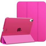 Five-E iPad Air 11 Inç 6. Nesil Yatay Standlı Uyku Modlu Basic Arkası Sert Smart Kılıf A2902 A2903 - iPad Air 6 (11 inç) - Koyu Pembe