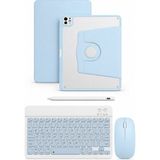 Five-E iPad Pro 11 (3. Nesil) 2021 Termix Combo Türkçe Klavyeli Tablet Dönebilen Kılıf Seti -Mouse Kalem Dahil - iPad Pro 11 (3.nesil) - Mavi