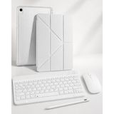 Five-E Samsung Galaxy S11 Smart Combo Türkçe Klavyeli Tablet Origami Kılıf Seti -Mouse Kalem Dahil X730 - TAB S11 - Gri