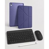 Five-E Samsung Galaxy S11 Smart Combo Türkçe Klavyeli Tablet Origami Kılıf Seti -Mouse Kalem Dahil X730 - TAB S11 - Lacivert