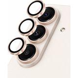 Five-E Samsung Galaxy S26 Parmak Izi Bırakmayan Safir Anti-Reflective Sapphire Vault Kamera Lens Koruyucu - Rose Gold