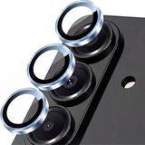 Five-E Samsung Galaxy S26 Plus Parmak Izi Bırakmayan Safir Anti-Reflective Sapphire Vault Kamera Lens Koruyucu - Açık Mavi