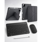 Five-E Xiaomi Mi Pad 8 / Pad 8 Pro Smart Combo Türkçe Klavyeli Tablet Origami Kılıf Seti -Mouse Kalem Dahil - Mi Pad 8 / 8 Pro - Siyah