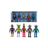Five Nights At Freddy's FNAF 5'li Büyük Boy Figür Seti – 15 cm Işıklı Karakterler (Çok Renkli)