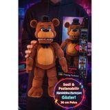 Five Nights At Freddy's Freddy Fazbear Sesli Pozlanabilir Peluş 36 Cm Karanlıkta Parlayan Ayı Kahverengi
