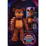 Five Nights at Freddy's Freddy Fazbear Sesli Pozlanabilir Peluş 36 cm Karanlıkta Parlayan Ayı