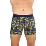 Five Pocket Fpb8001 Desenli Erkek Boxer Yeşil Yaprak S