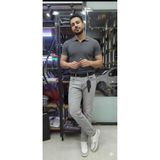 Five Pocket PREMIUM Erkek Gökyüzü Gri Slim Fit Jean Pantolon