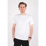 Five Pocket Slım Fıt Erkek FP24B2058 Bis Yaka T-Shırt - 2XL - Beyaz