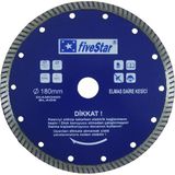 FİVESTAR Meridyen Elmas granit Mermer Seramik Kesici Turbo 180 mm