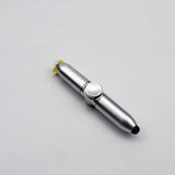 Fiviont 4’ü 1 Arada LED Işıklı Stres Çarklı Stylus Tükenmez Kalem – Telefon Uyumlu, Döner Mekanizma, Mini Çok Fonksiyonlu Kalem
