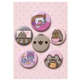 Fivy 6’lı Pusheen Rozet Seti