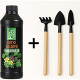 Fix Fresh Bitki Besini + 3’lü Mini Bahçe Seti | Tüm Bitkiler Için Bitki Geliştirici - 500 ML