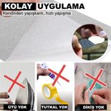 Fixall Adhesive Products Yapışkanlı Deri Yaması Tamir Seti. 17 Adet Kaliteli, Yumuşak Düz ve Şekilli Renk Seçenekli - Kırmızı