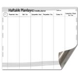 FIXALL MIKNATISLI PANO HAFTALIK PLANLAYICI YAZ SİL 50X70 CM