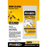 FIXED F1000 1 Kg 7.4x300 Mm Ince Çubuk Sıcak Mum Silikon Şeffaf