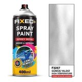 Fixed SGS F-3257 Sprey Boya Akrilik - Gümüş Yaldız Yüksek Isıya Dayanıklı 320GR 400ML(500°C)