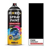 Fixed SGS FİXED F3205 Sprey Boya Akrilik Siyah/mat Yüksek Isıya Dayanıklı 400 ml