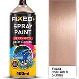 Fixed Sprey Boya Akrilik Rose Altın Yaldız Efekt 400 ml (320 Gr) Parlak Metalik Görünüm