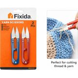 Fıxıda Iplik Makası 2’li Set – Keskin Çelik El Makası, Dikiş & Örgü Makası
