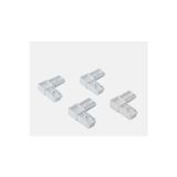 Fixida Pvc Pimapen Sineklik Profil Köşe Birleştirme Plastiği 4 Adet 17 Mm X 25 Mm Profiller Için