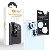 Fixmaster iphone 15-15 Plus Uyumlu Kamera Lens Koruyucu, Mavi, Orijinal Rengiyle Kusursuz Uyum, Darbe Emici, 9H Temperli Cam, Kolay Kurulum, Anti-Reflection Kaplama, Metal Çerçeve