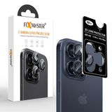 Fixmaster iphone 15 Pro - 15 Pro Max Uyumlu Kamera Lens Koruyucu, Mavi Titanyum, Orijinal Rengiyle Kusursuz Uyum, Darbe Emici, 9H Temperli Cam, Kolay Kurulum, Anti-Reflection Kaplama, Metal Çerçeve