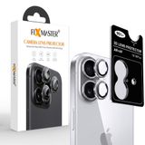 Fixmaster iphone 16-16 Plus Uyumlu Kamera Lens Koruyucu, Gümüş, Orijinal Rengiyle Kusursuz Uyum, Darbe Emici, 9H Temperli Cam, Kolay Kurulum, Anti-Reflection Kaplama, Metal Çerçeve