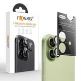 Fixmaster iphone 17 Uyumlu Kamera Lens Koruyucu, Ada Çayı, Orijinal Rengiyle Kusursuz Uyum, Darbe Emici, 9H Temperli Cam, Kolay Kurulum, Anti-Reflection Kaplama, Metal Çerçeve