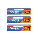 Fixodent JGF99 Plus 40 G Diş Protez 3'lü Paket Yapıştırıcı Krem