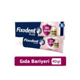 Fixodent Plus Gıda Bariyeri Diş Protezi Yapıştırıcı Krem 40G