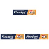 Fixodent Plus Güçlü Isırık Diş Protezi Yapıştırıcı Krem 40 g 3lü paket