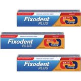 Fixodent Premium Yapıştırıcı Krem En İyi Tutuş 40 gr 3'lü Güçlü Tutma Özelliği