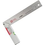Fixonic B.h.d BHD00195 250MM/25CM Alüminyum L Marangoz Gönye/su Terazili - Gri