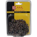 Fixonic B.h.d BHD00257 3/8'' 1.3mm 28 Diş Lp (Düşük Profil) Yuvarlak ve Çizgili Ağaç Kesme Motorlu Testere Zinciri - Siyah