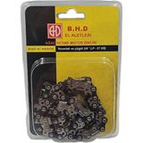 Fixonic B.h.d BHD00258 3/8'' 1.3mm 28.5 Diş Lp (Düşük Profil) Yuvarlak ve Çizgili Ağaç Kesme Motorlu Testere Zinciri - Siyah