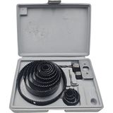 Fixonic B.h.d BHD00265 Buat (Panç) Açma Seti 16 Parça (19-22-29-32-38-44-51-64-76-89-102-127MM) - Siyah