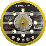 Fixonic California CAP69553 125MM Havalı Zımpara Cırt Tabanı/zımpara Pedi - Sarı - Siyah