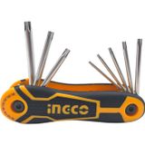 Fixonic Ingco HHK14083 8 Parça Çakı Tip Torx Allen Anahtar Takımı (T9,T10,T15,T20,T25,T27,T30,T40)