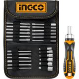 Fixonic Ingco HKSDB0268 26 Parça Cırcırlı Bits (Hex) Tornavida Seti