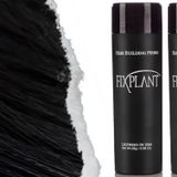 Fıxplant Saç Dolgunlaştırıcı 2 Şişe Topik 56 Gr. | Seyrek Saçlar Için Saç Tozu | Saç Fiberi - Siyah