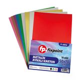 Fixpoint Aynalı Metalik Fon Kartonu Karışık Renkli 50*70Cm 10Lu Pk