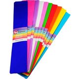 Fixpoint Krapon Kağıdı 10'lu 50x150 cm Canlı Renkler Düğün ve Parti Süslemeleri İçin