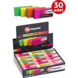 Fixpoint Neon Silgi 30 Adet Renkli Ergonomik Tasarım ile Uzun Süreli Kullanım İçin