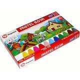 Fixpoint Pastel Boya 12 Renk Eğlenceli Sanat Aktiviteleri İçin Renkli Kalemler