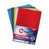 Fixpoint Simli Fon Kartonu Karışık Renkli 50*70Cm 10Lu Pk
